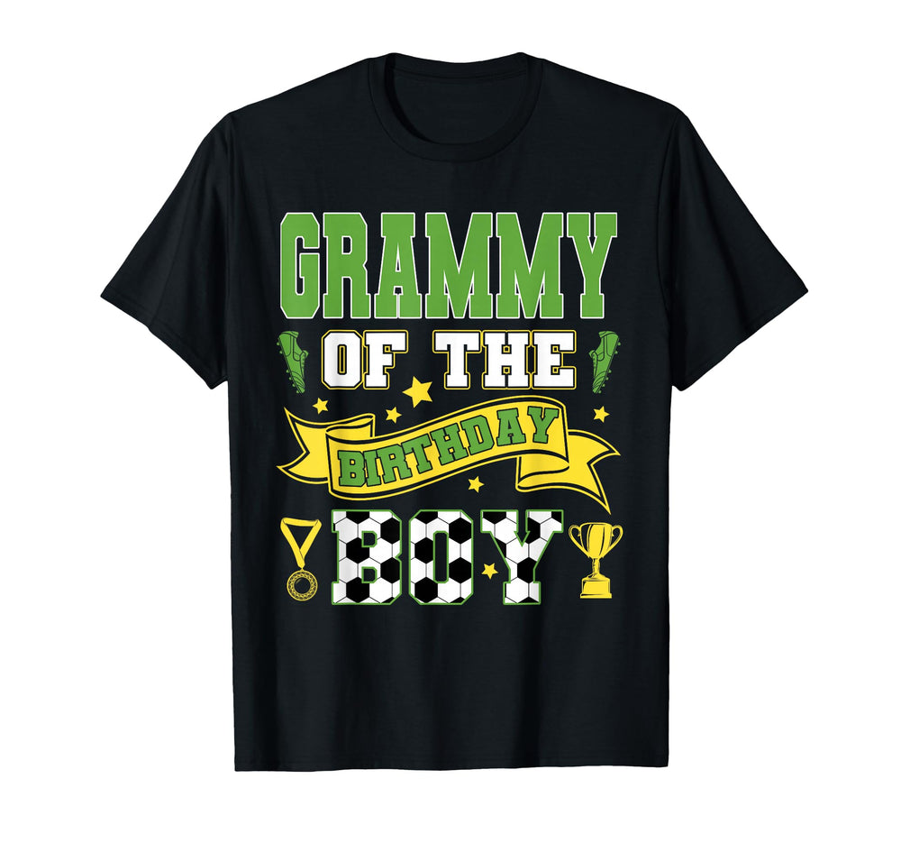 Grammy Birthday Soccer Player T-Shirt - Fun Novelty Design Men Women
