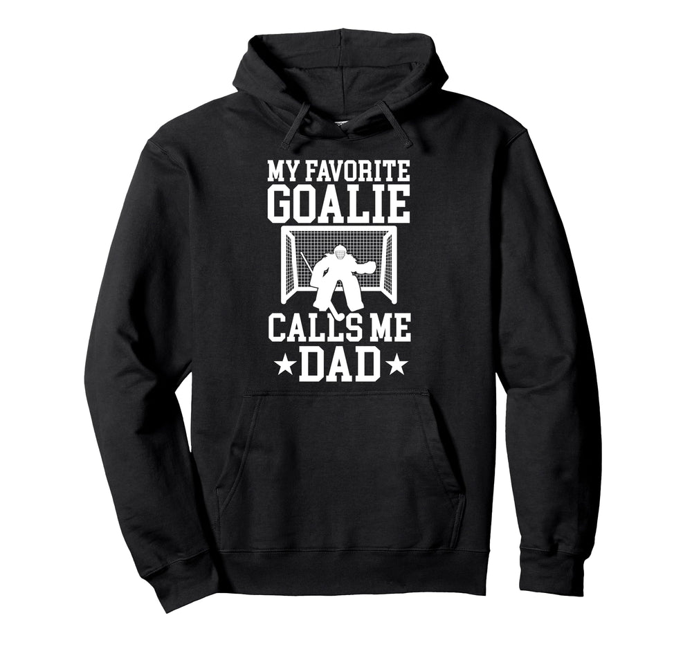 Proud Field Hockey Goalie Dad Field Hoodie - Streetwear Style for Adults