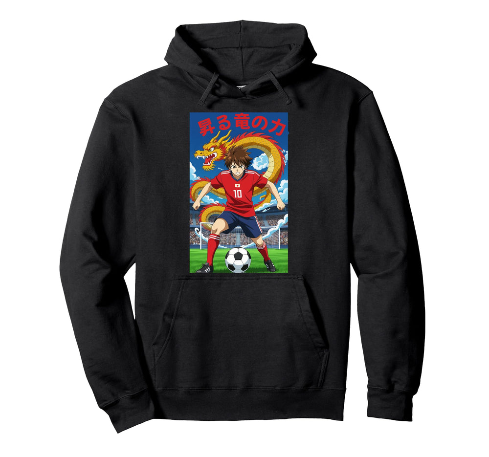 Anime Soccer Football Forward Hero Power Hoodie - Graphic Print Men Women