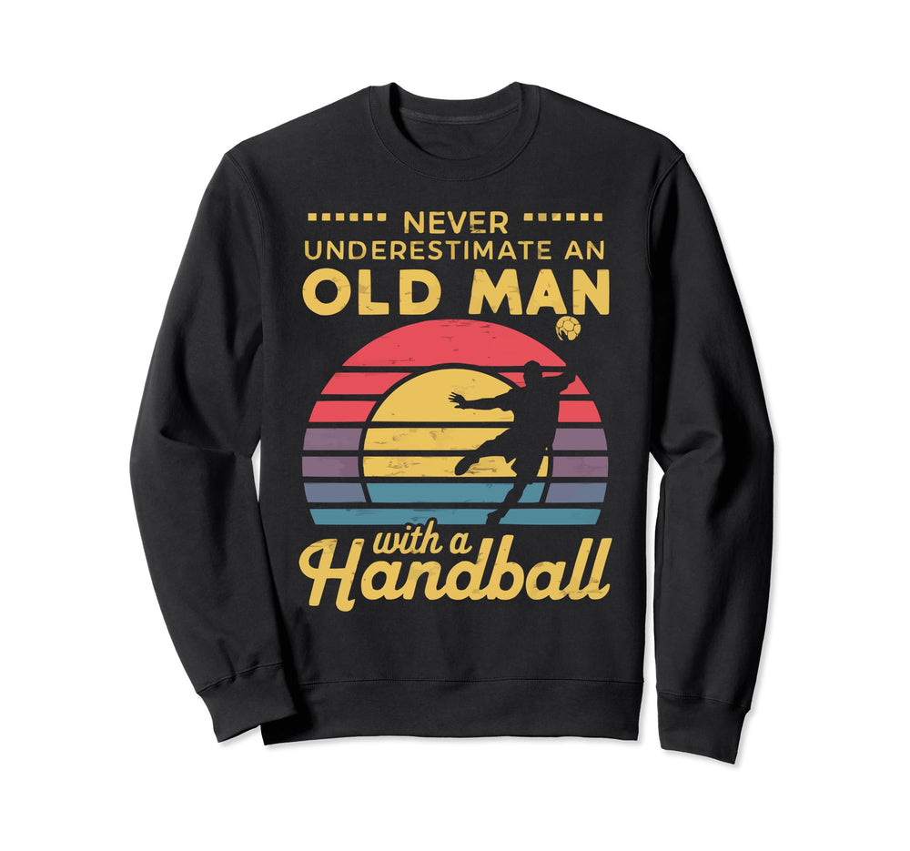 I Love Handball Player Sports Sweatshirt - Casual Everyday Wear Men Women