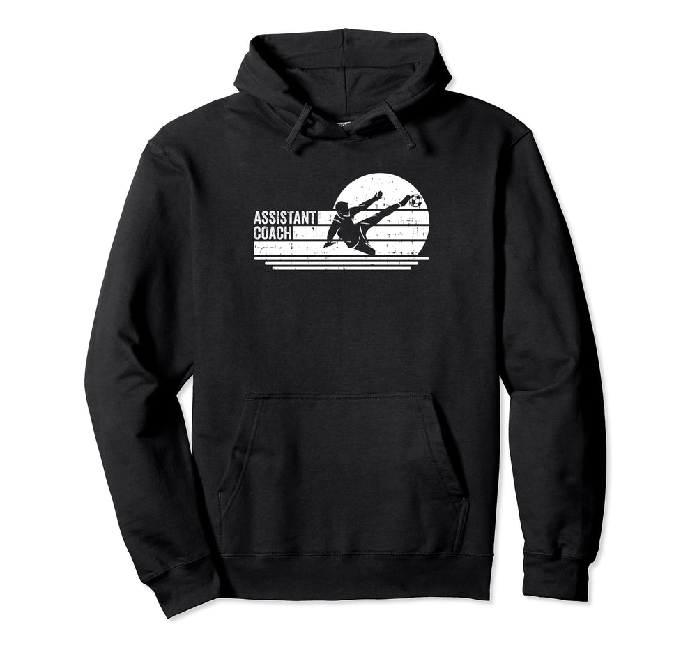 Assistant Soccer Coach Hoodie - Unique Graphic Unisex