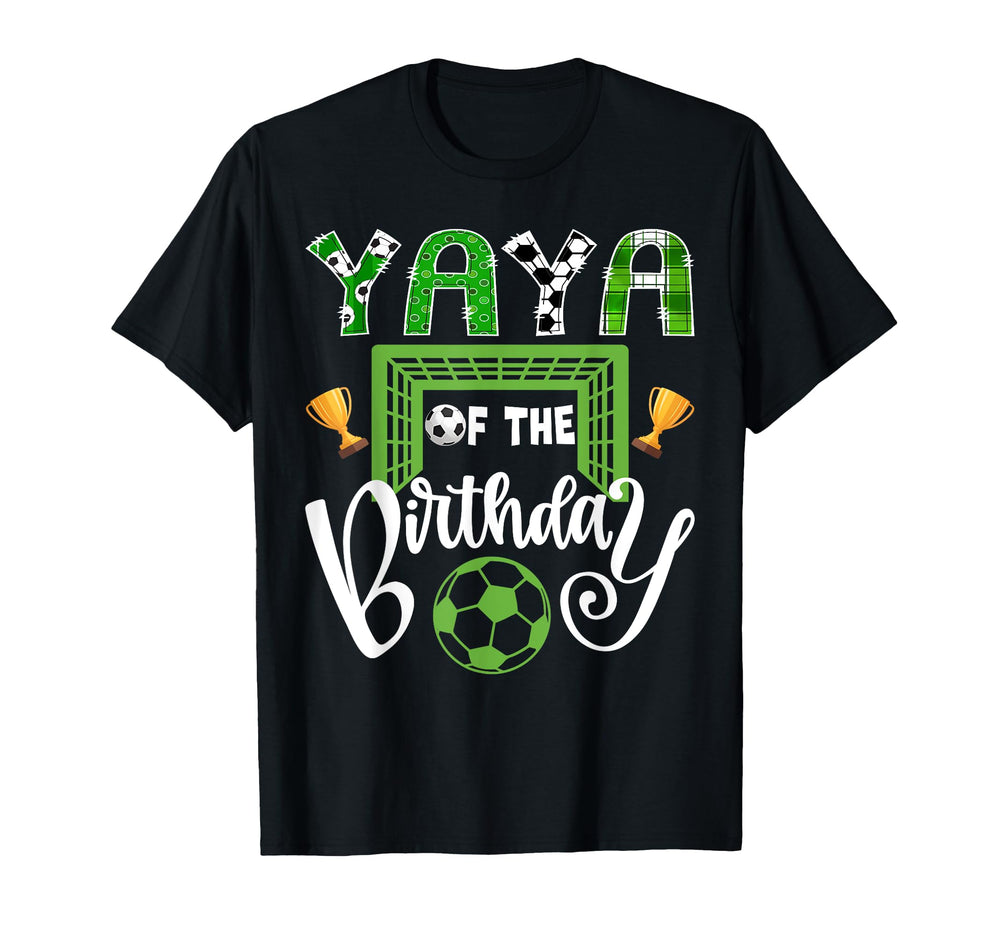 Yaya Birthday Soccer Player Bday T-Shirt - Graphic Print for Adults