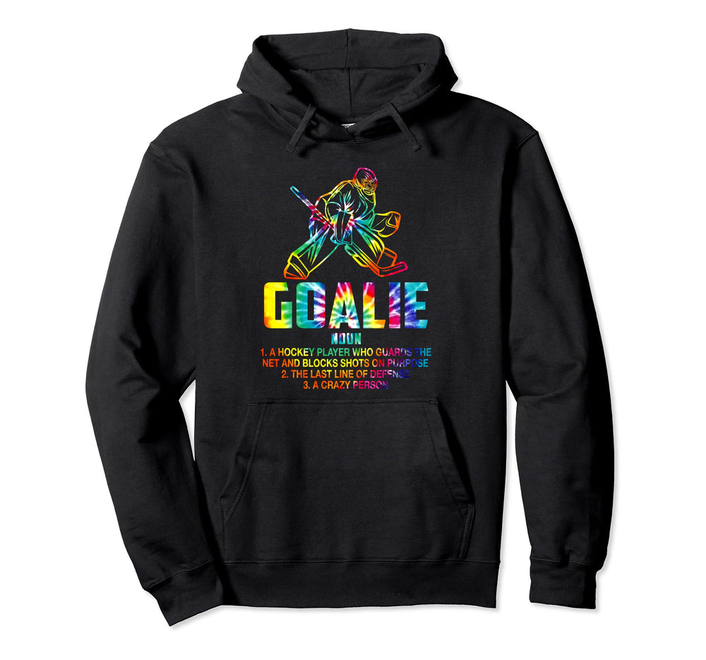 Hockey Goalie Definition Funny Soccer Hoodie - Streetwear Style for Adults