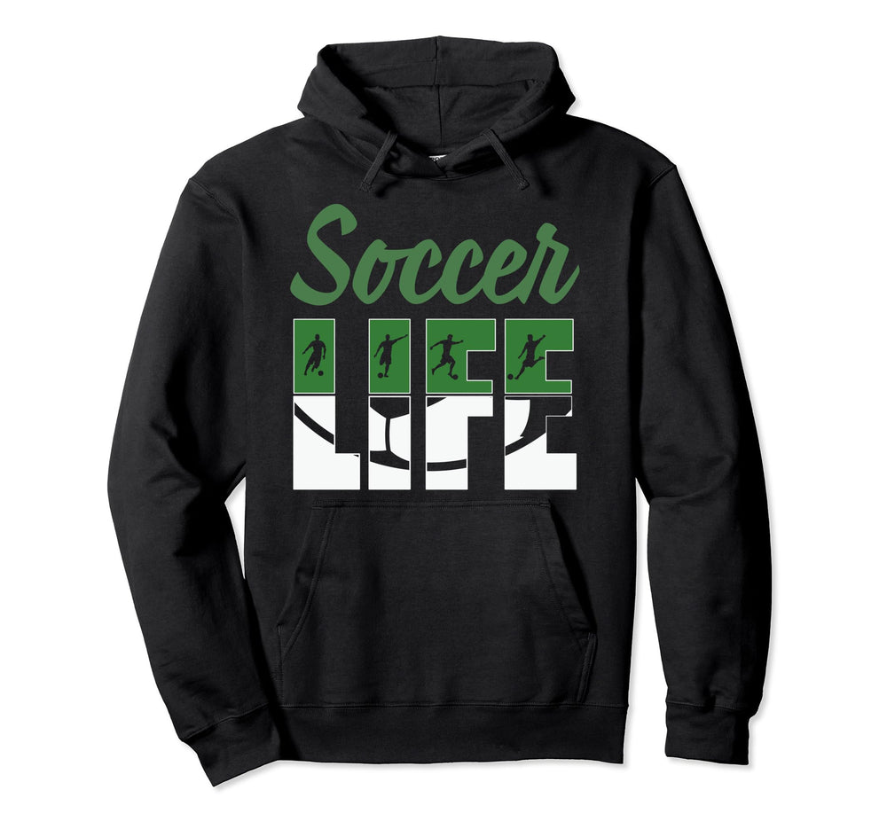 Soccer Life Soccer Sport Fans Goalkeepers Hoodie - Minimalist Print Unisex