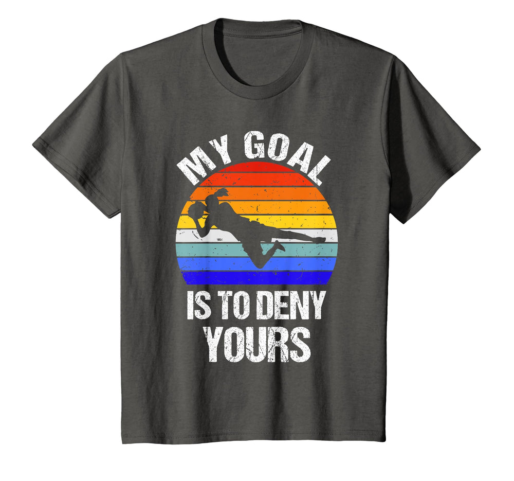 Funny My Goal Is To Deny Yours Soccer T-Shirt - Trendy Graphic Men Women