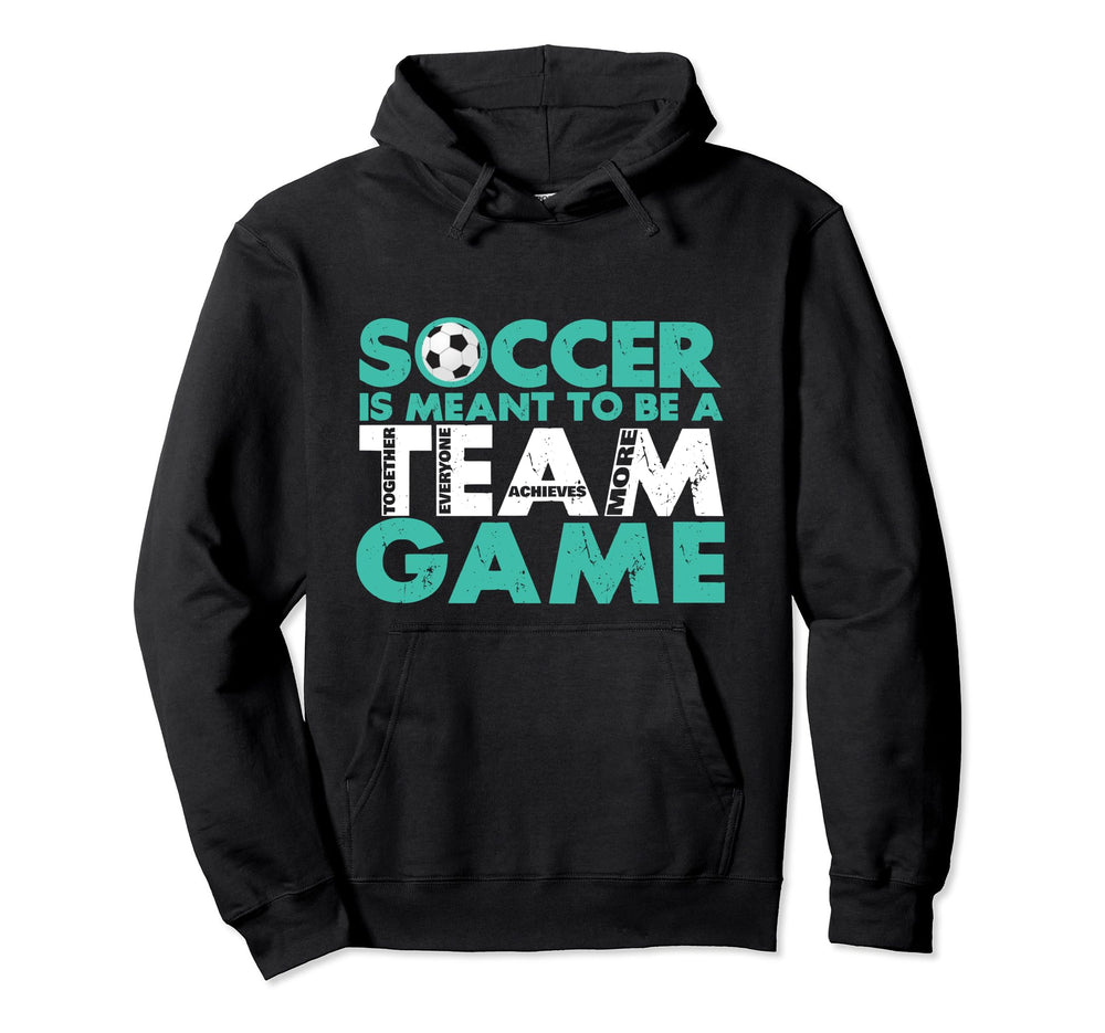 Motivational Soccer Coach Ball Game Hoodie - Graphic Print Men Women
