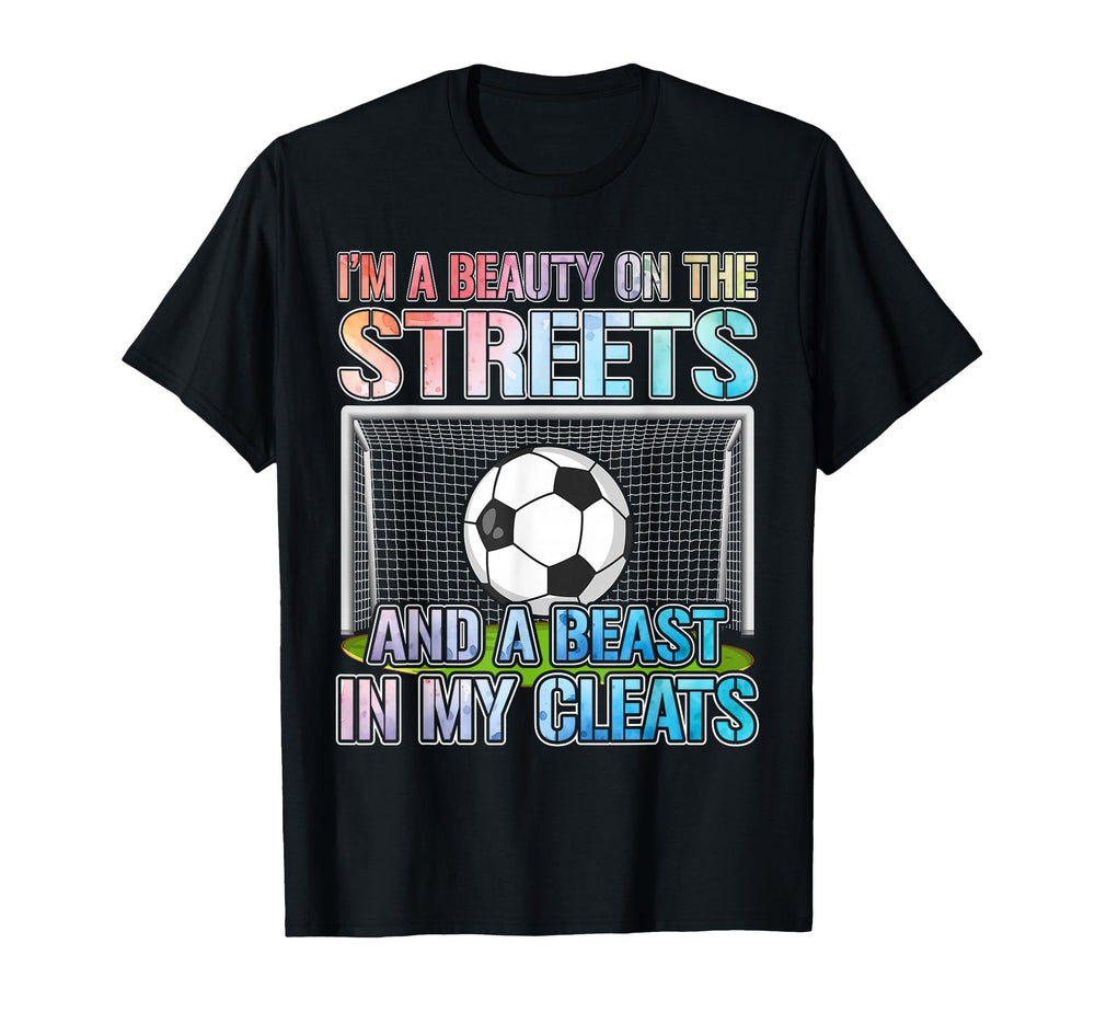 Soccer Player Team Cleats Mom Goalie T-Shirt - Graphic Print for Adults