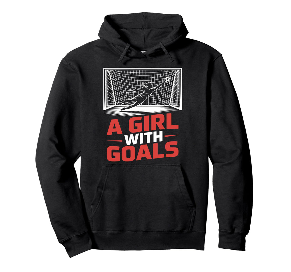 Goal Keeper Designs Soccer Lover Hoodie - Aesthetic Graphic for Adults