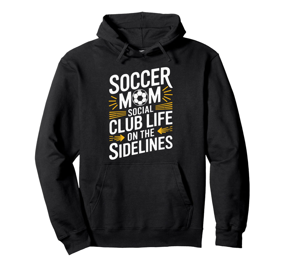 Soccer Mom Social Club Life Goalkeeper Hoodie - Minimalist Print Unisex