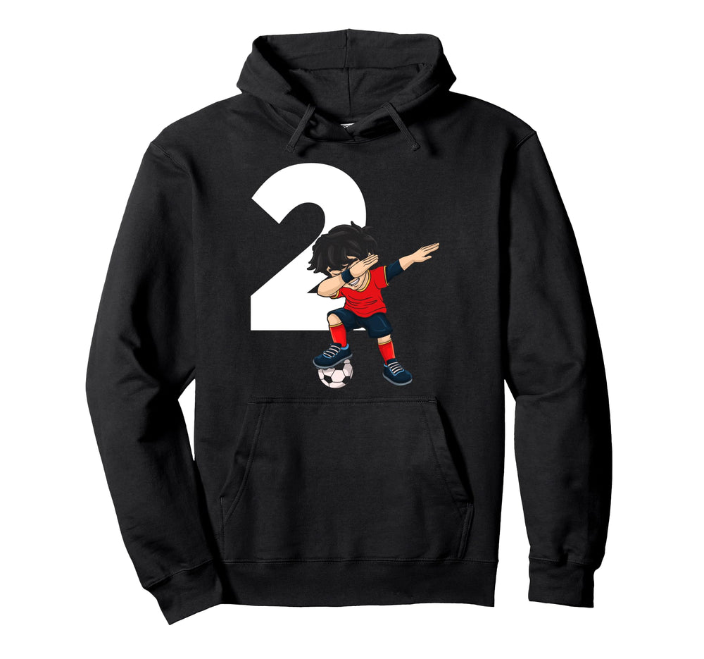 2 Soccer Birthday Gift Soccer Fan Sports Hoodie - Novelty Apparel Unisex
