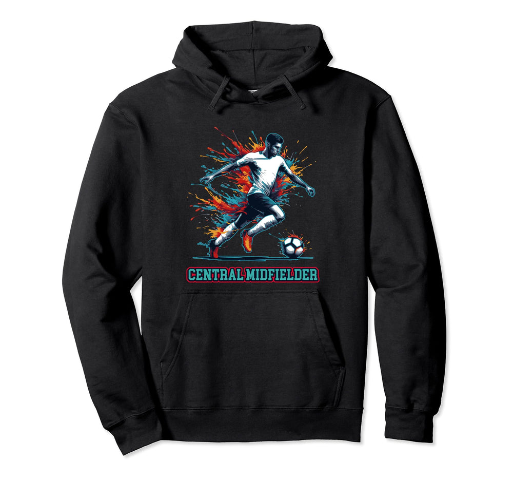 Soccer Central Midfielder Fullback Hoodie - Minimalist Print Men Women