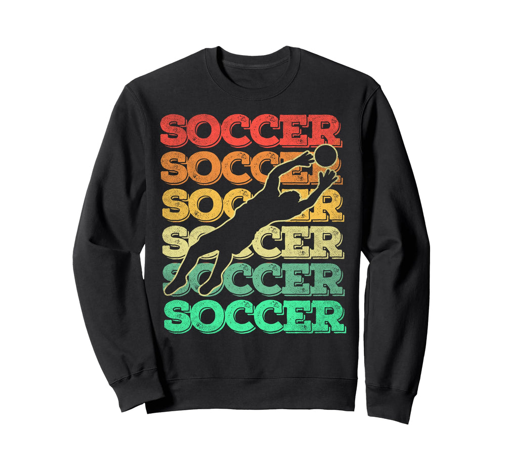 Soccer Goalie Player Fan Game Day Sweatshirt - Trendy Graphic for Adults