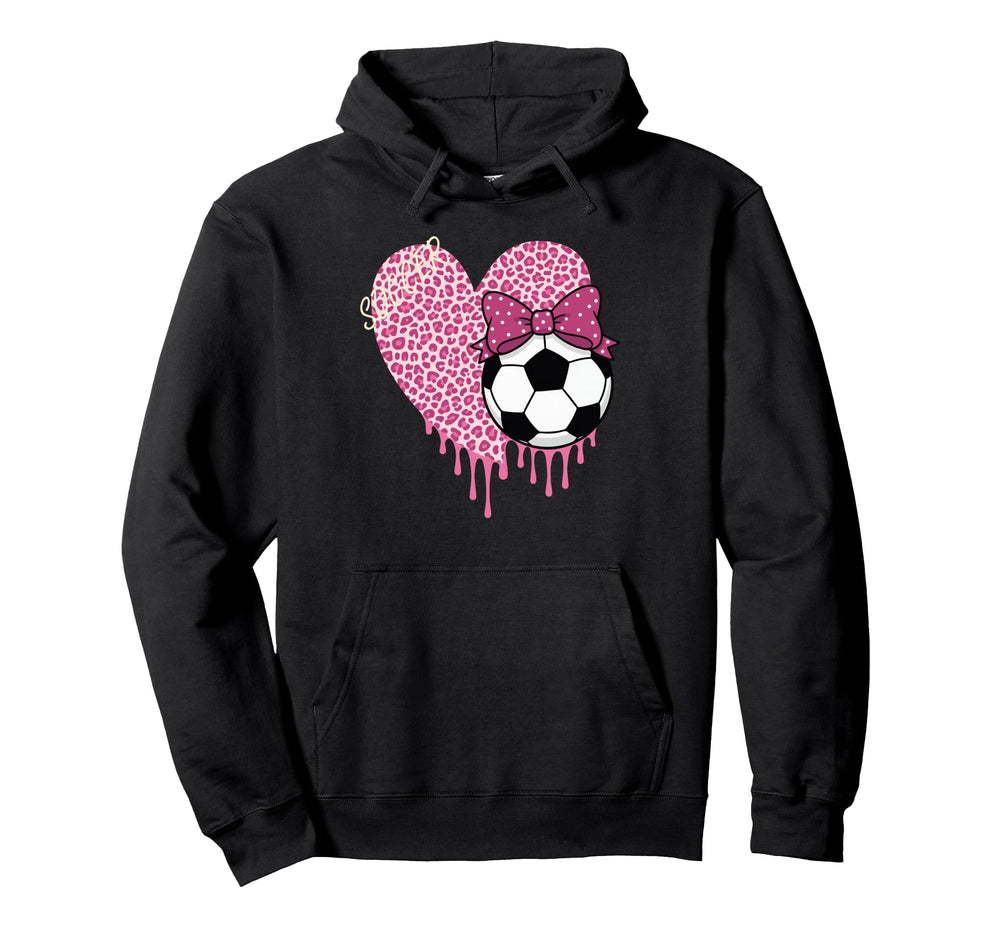 Soccer Drip Sister Couquete Bow Hoodie - Minimalist Print Men Women