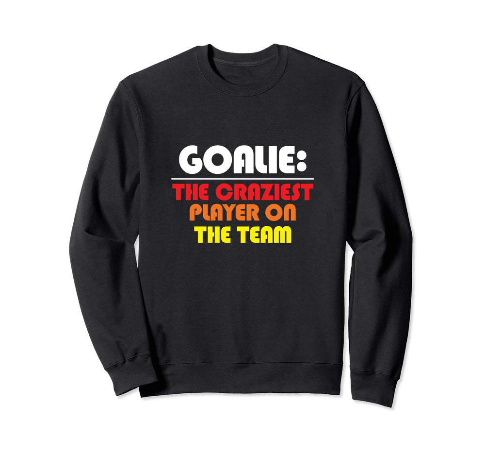 Soccer Or Hockey Goalie Sweatshirt - Custom Art Print for Adults