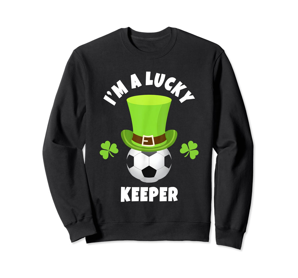 Goalkeeper St Patricks Day Novelties Hoodie - Casual Everyday Wear Unisex