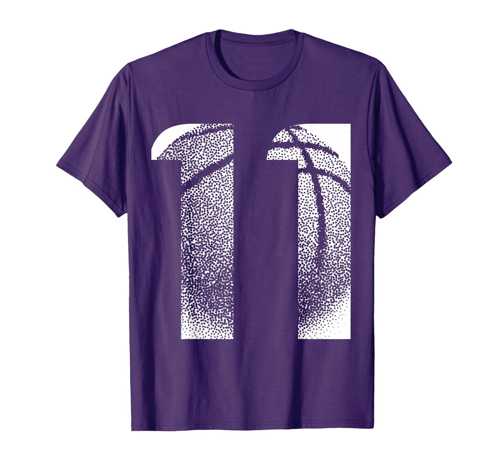 11Th Birthday Basketball Player T-Shirt - Streetwear Style Men Women