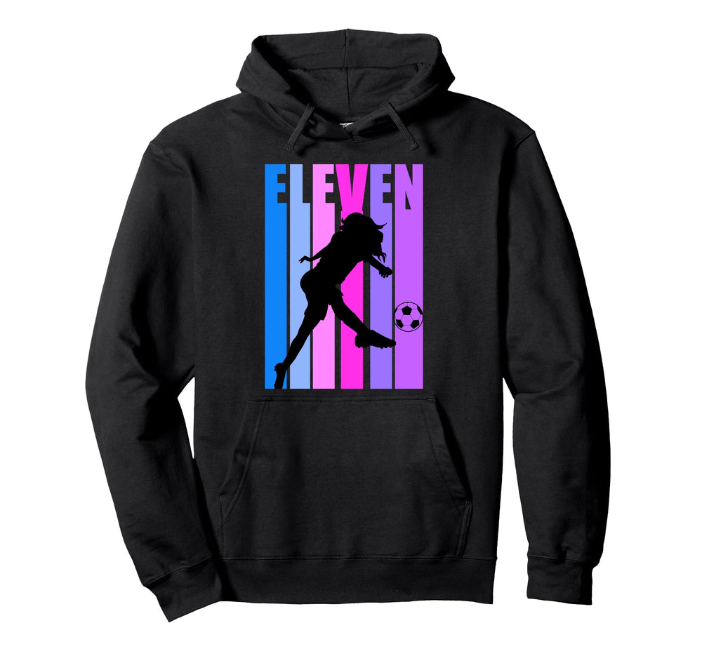 11Th Soccer Birthday Goals Score Hoodie - Casual Everyday Wear Unisex