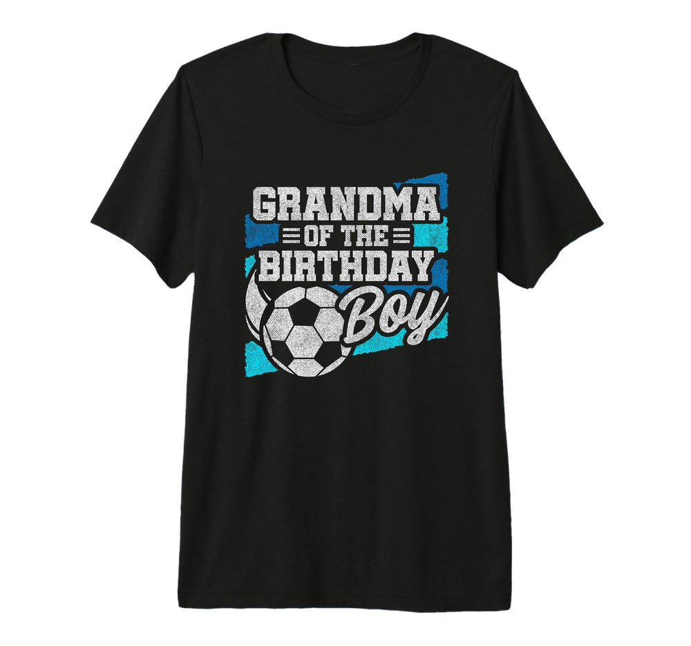 Soccer Birthday Birthday Grandma T-Shirt - Minimalist Print Men Women