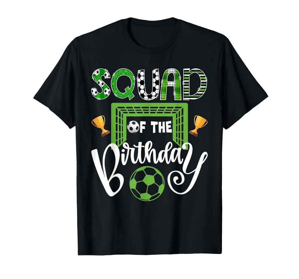 Squad Birthday Soccer Player Bday T-Shirt - Unique Graphic Unisex