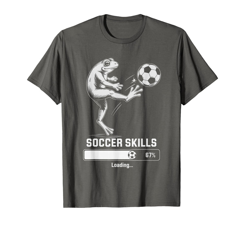 Frog Soccer Skills Loading Team Win Milf T-Shirt - Streetwear Style Unisex