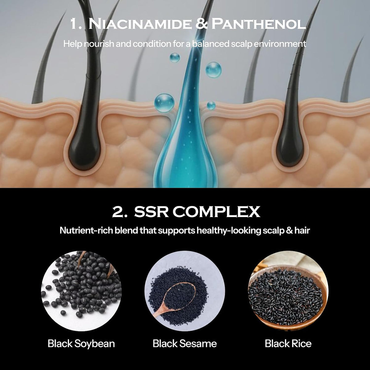 FORBEAUT Scalp Tattoo (Black) - Snipetell