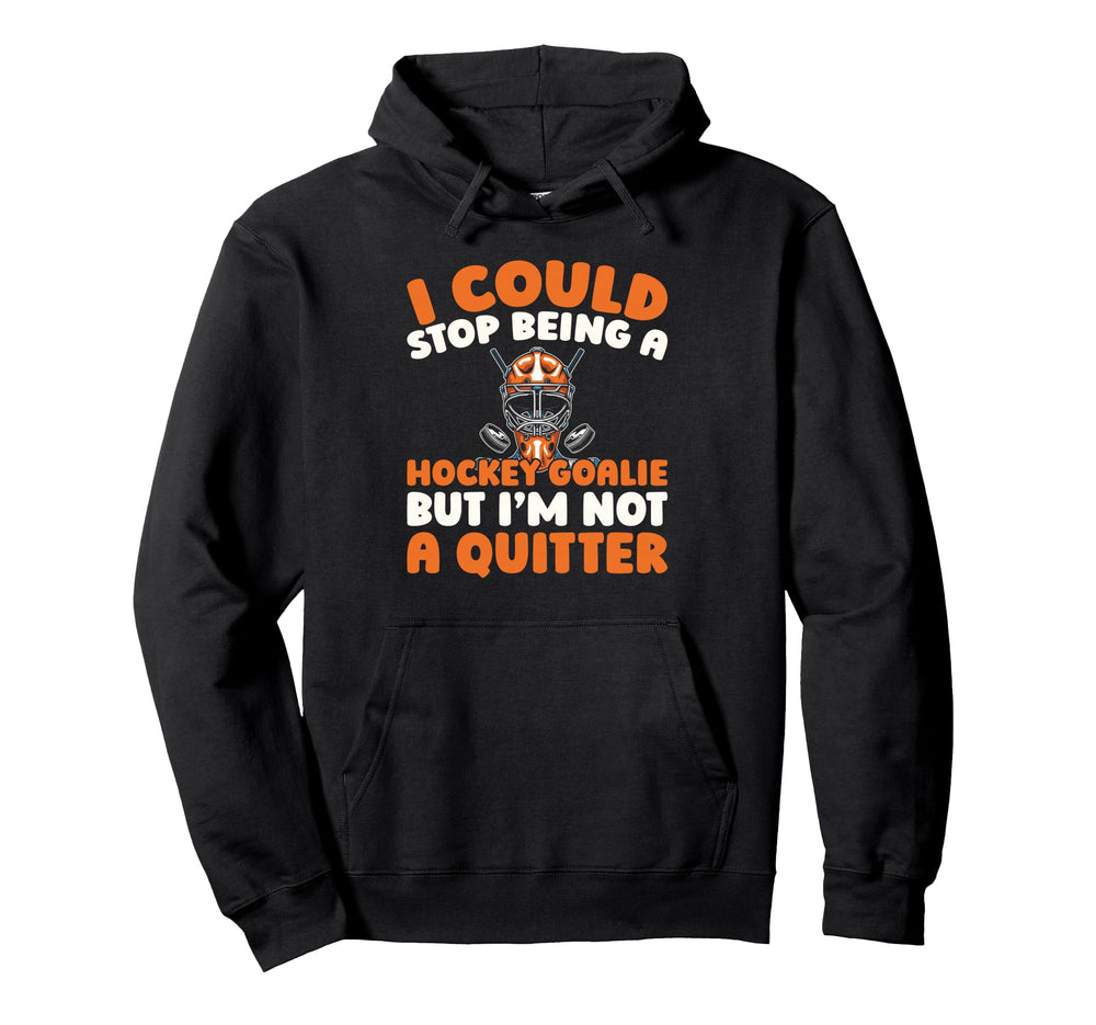 Hockey Goalkeeper Ice Hockey Goalie Hoodie - Minimalist Print Men Women