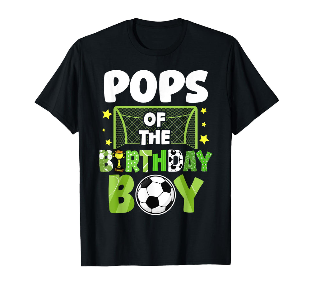 Soccer Pops Birthday Party Soccer T-Shirt - Fun Novelty Design for Adults