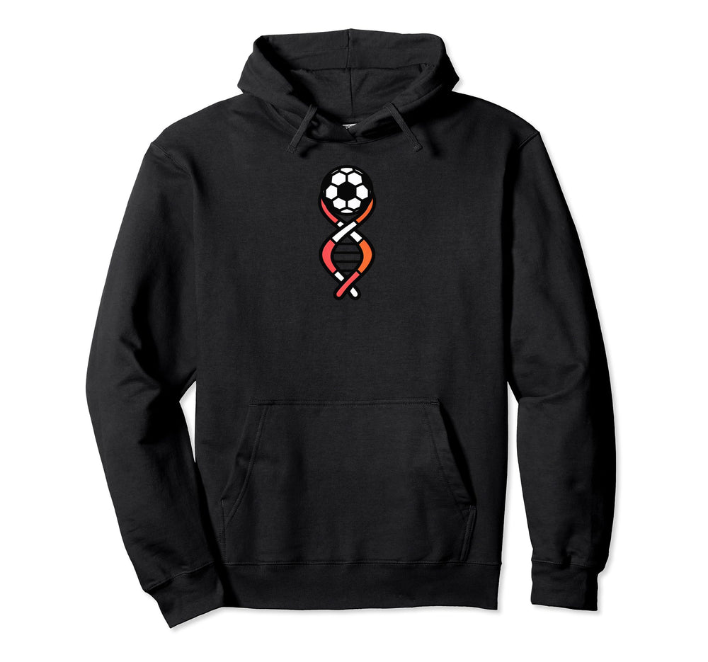Dna Strand Soccer Ball Soccer Coach Hoodie - Streetwear Style Men Women