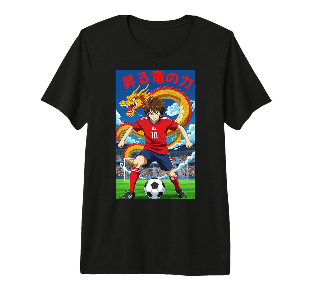 Anime Soccer Football Forward Hero T-Shirt - Minimalist Print Men Women