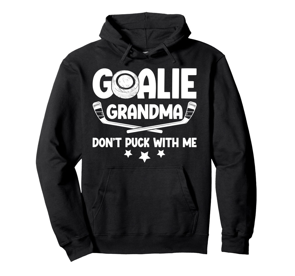 Hockey Goalie Grandma Funny Ice Hockey Hoodie - Graphic Print Men Women