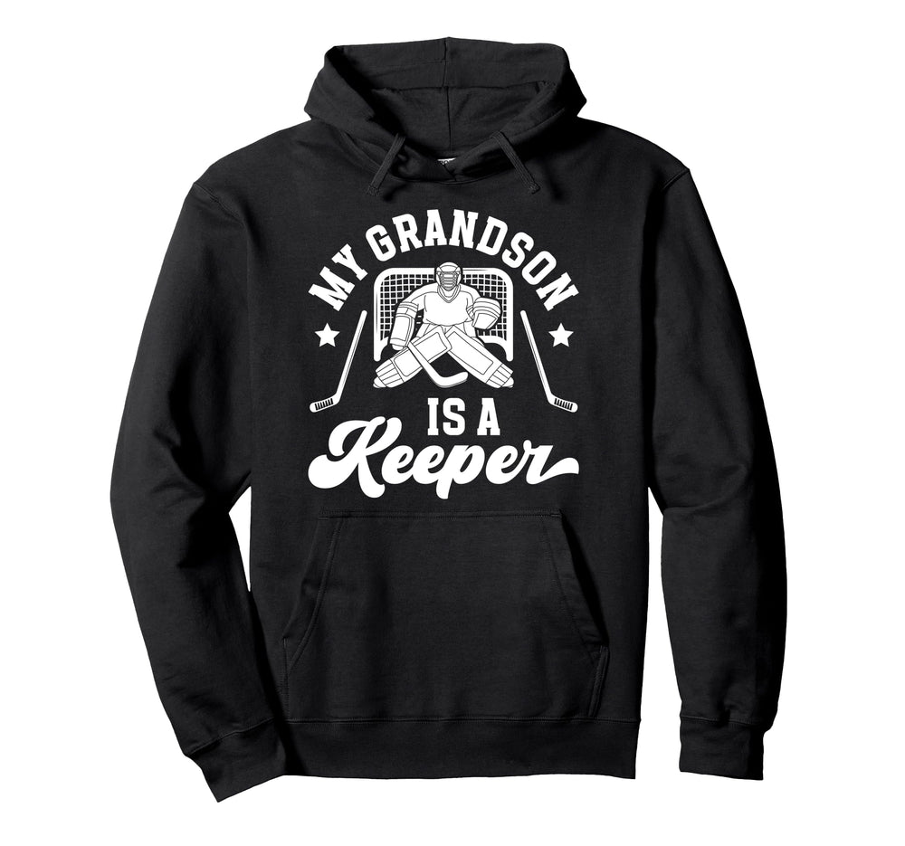 Proud Hockey Keeper Pop Pop Ice Hockey Hoodie - Streetwear Style Men Women