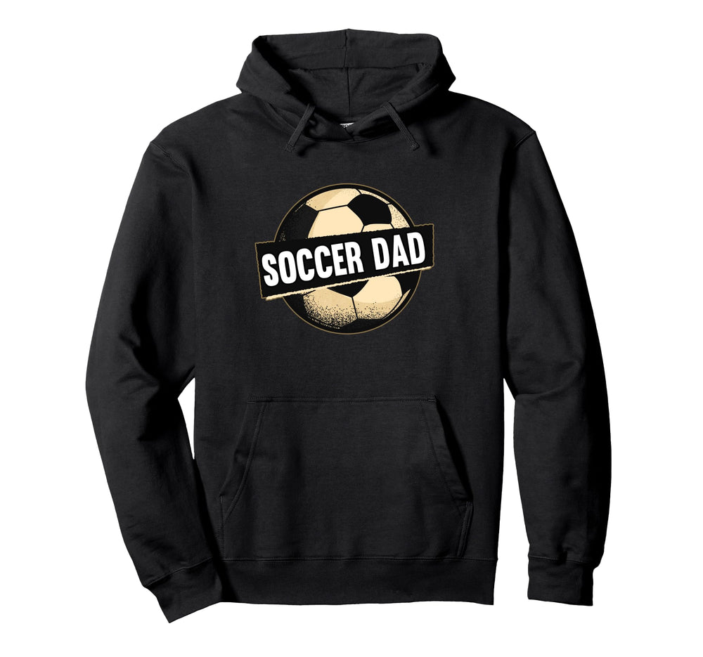 Football Soccer Dad Goalie Goaltender Hoodie - Minimalist Print for Adults