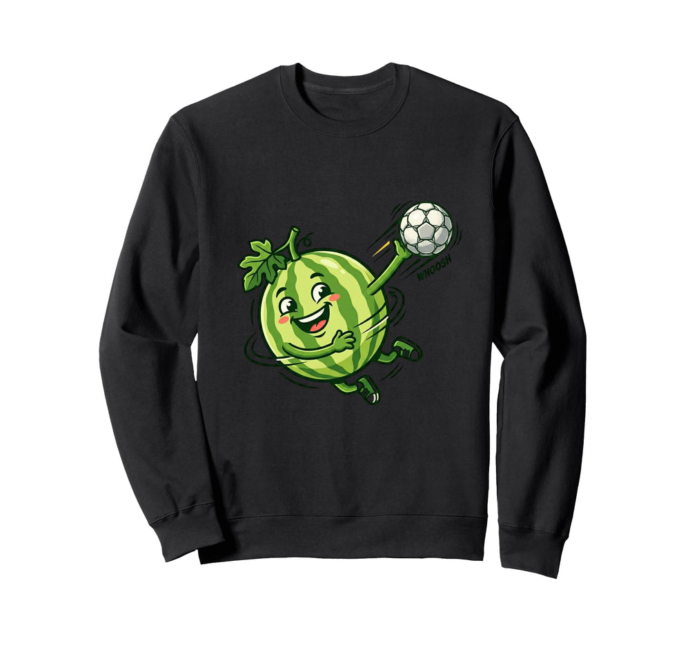 Watermelon Soccer Player Number 7 Sweatshirt - Custom Art Print Men Women