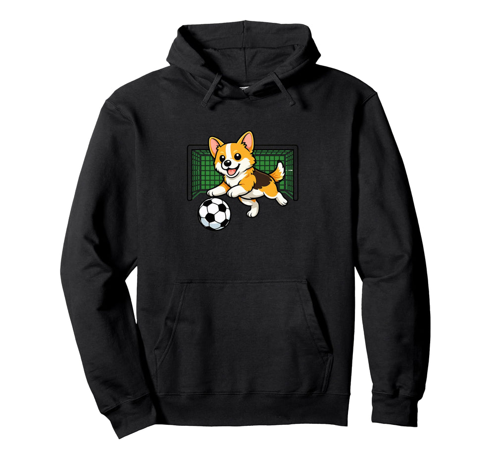 Goalkeeper Puppy Pembrokes Welsh Hoodie - Streetwear Style Men Women