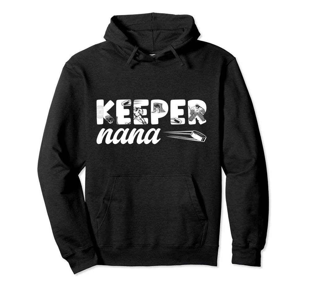 Ice Hockey Keeper Nana Ice Hockey Hoodie - Casual Everyday Wear Men Women