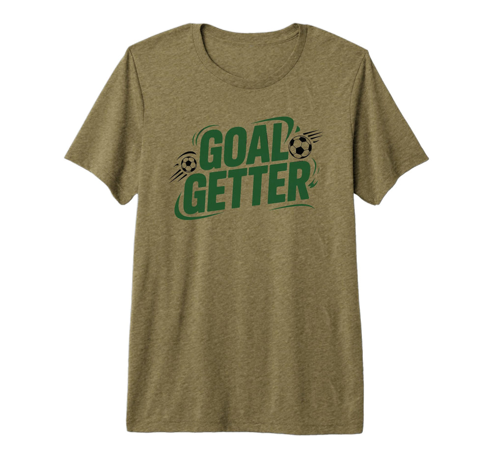 Soccer Player Goal Keeper And Soccer T-Shirt - Graphic Print for Adults