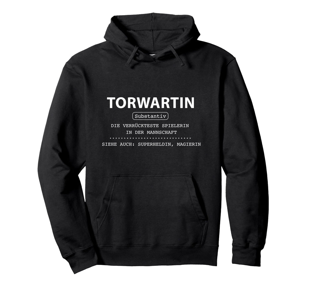 Goalkeeper Noun Mad Goalkeeper Hoodie - Custom Art Print for Adults