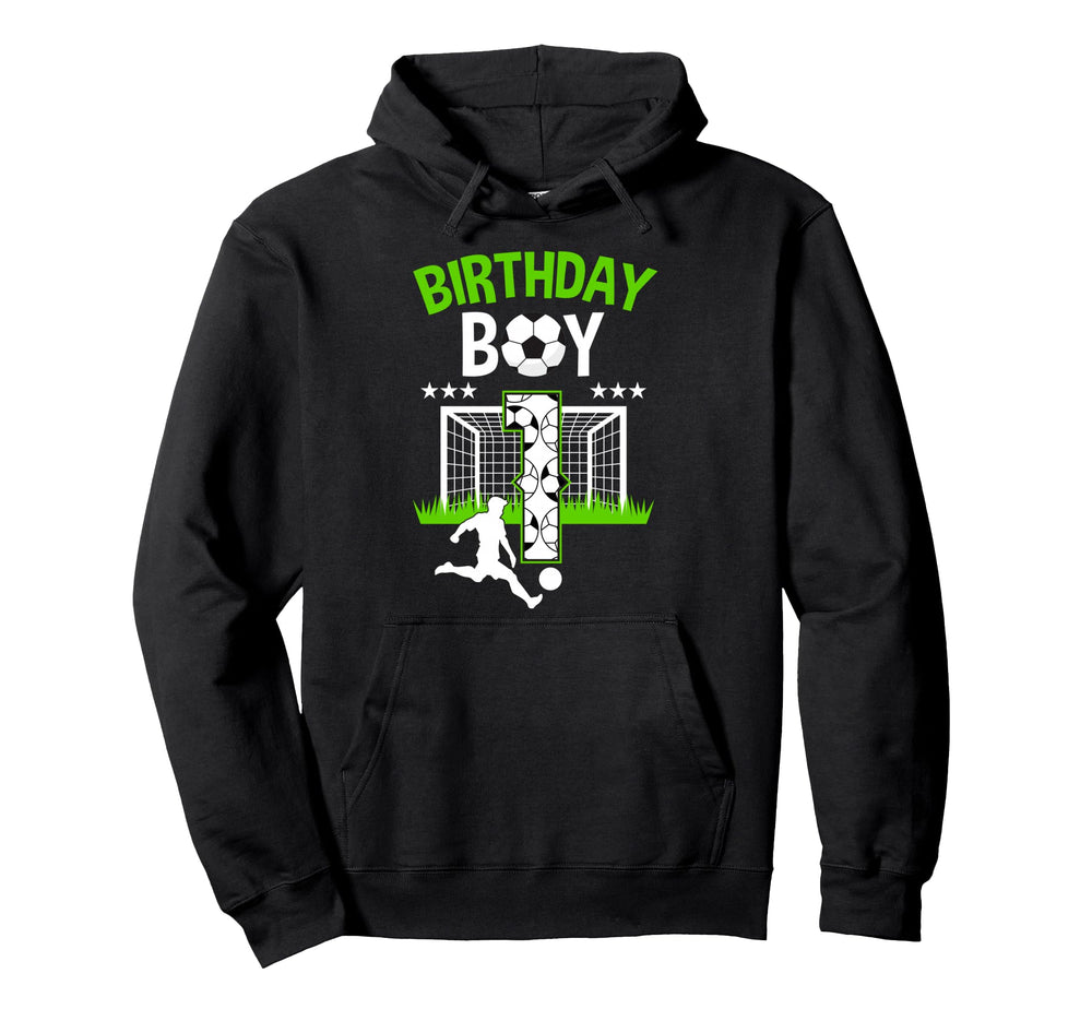 Birthday Soccer 1 Year Old Who Loves Hoodie - Custom Art Print Men Women