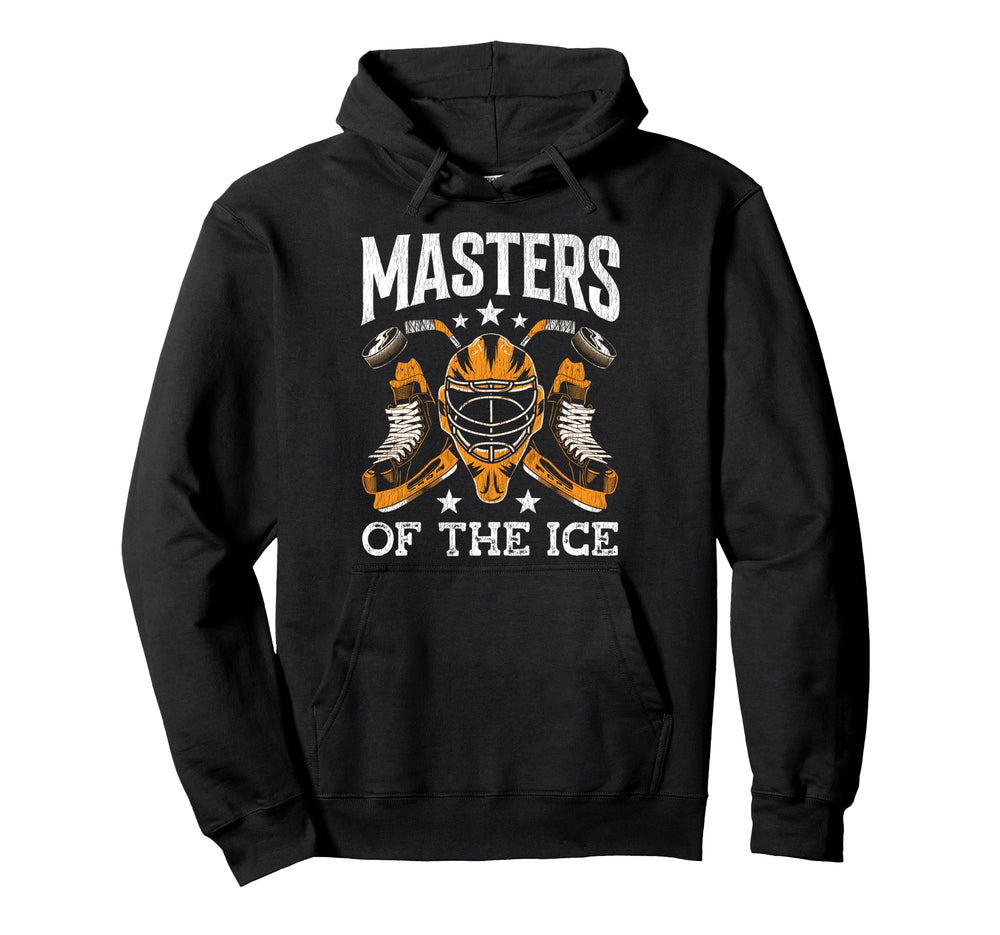 Ice Hockey Goalie Goalkeeper Masters Ice Hoodie - Graphic Print for Adults