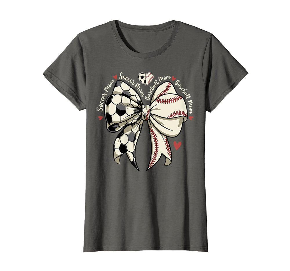 Baseball Soccer Mom Mama Coquette T-Shirt - Novelty Apparel for Adults