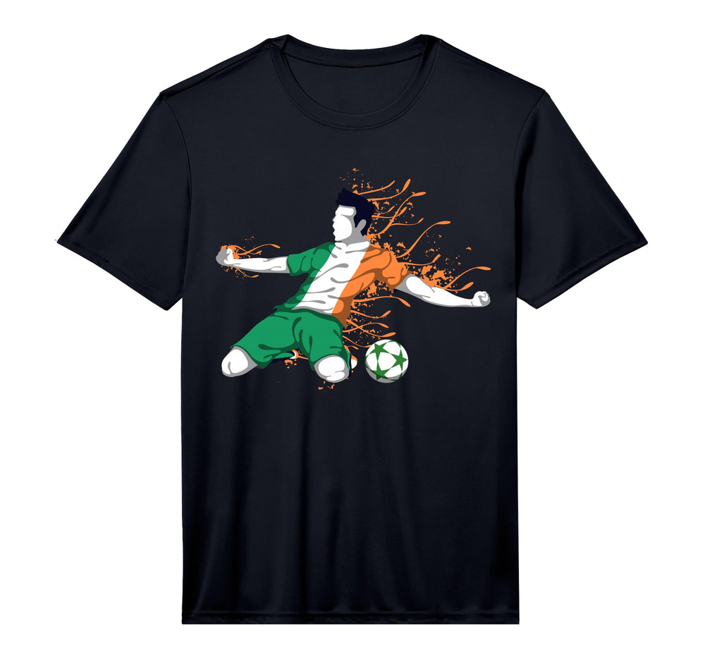Ireland National Soccer Irish Flag T-Shirt - Minimalist Print Men Women