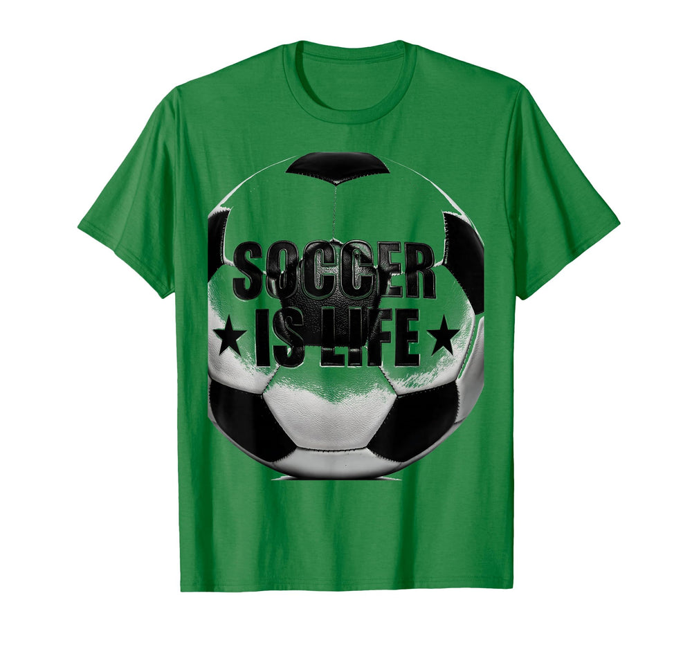 Soccer Is Life Soccer Ball T-Shirt - Streetwear Style Men Women