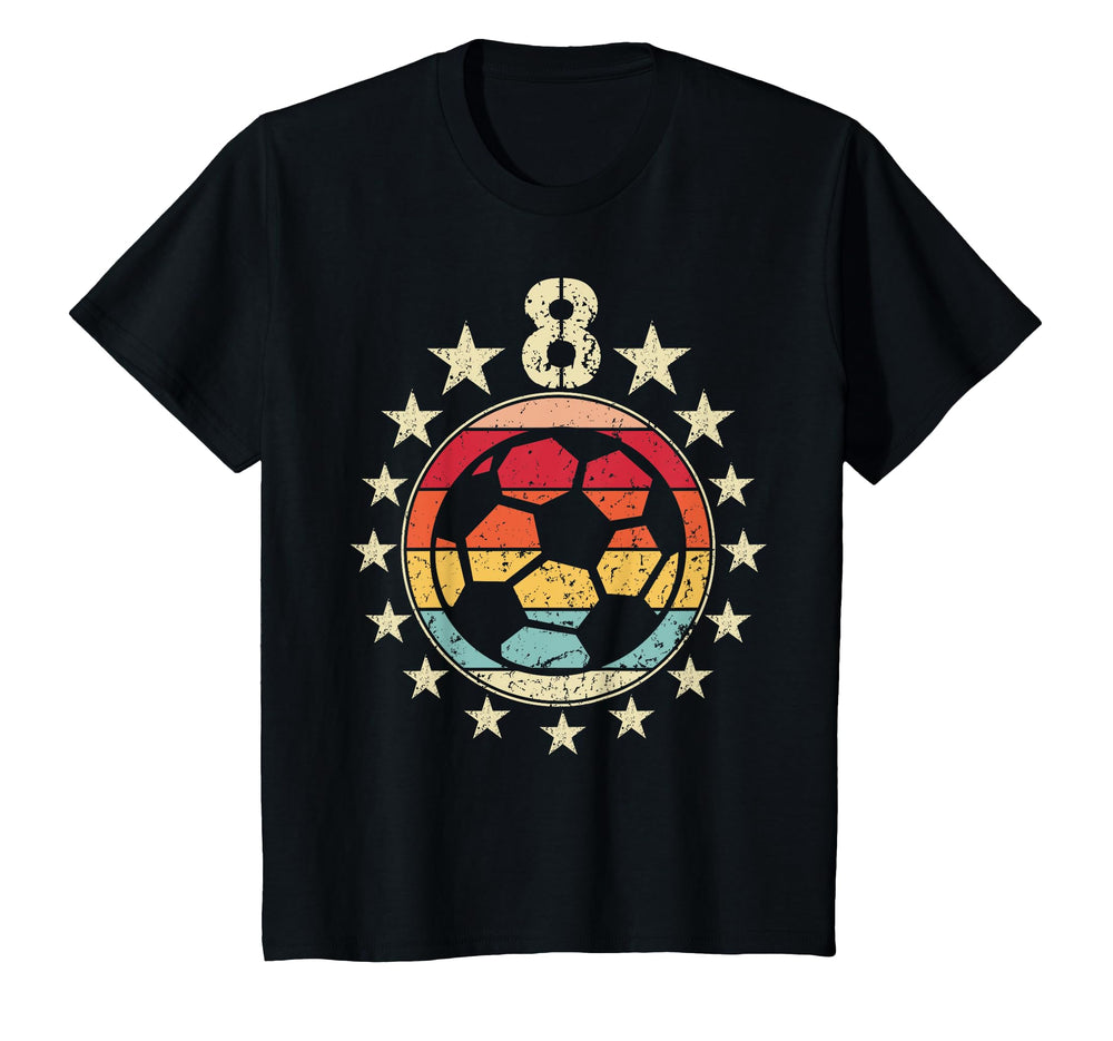 8Th Birthday Soccer Eighth 8 Year Old T-Shirt - Graphic Print Men Women