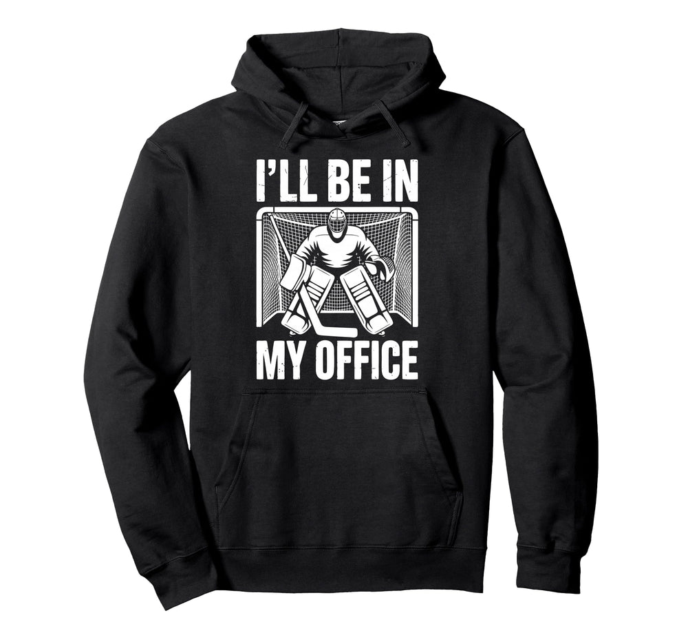 Funny Ice Hockey Goalkeeper Goalie Hoodie - Aesthetic Graphic for Adults