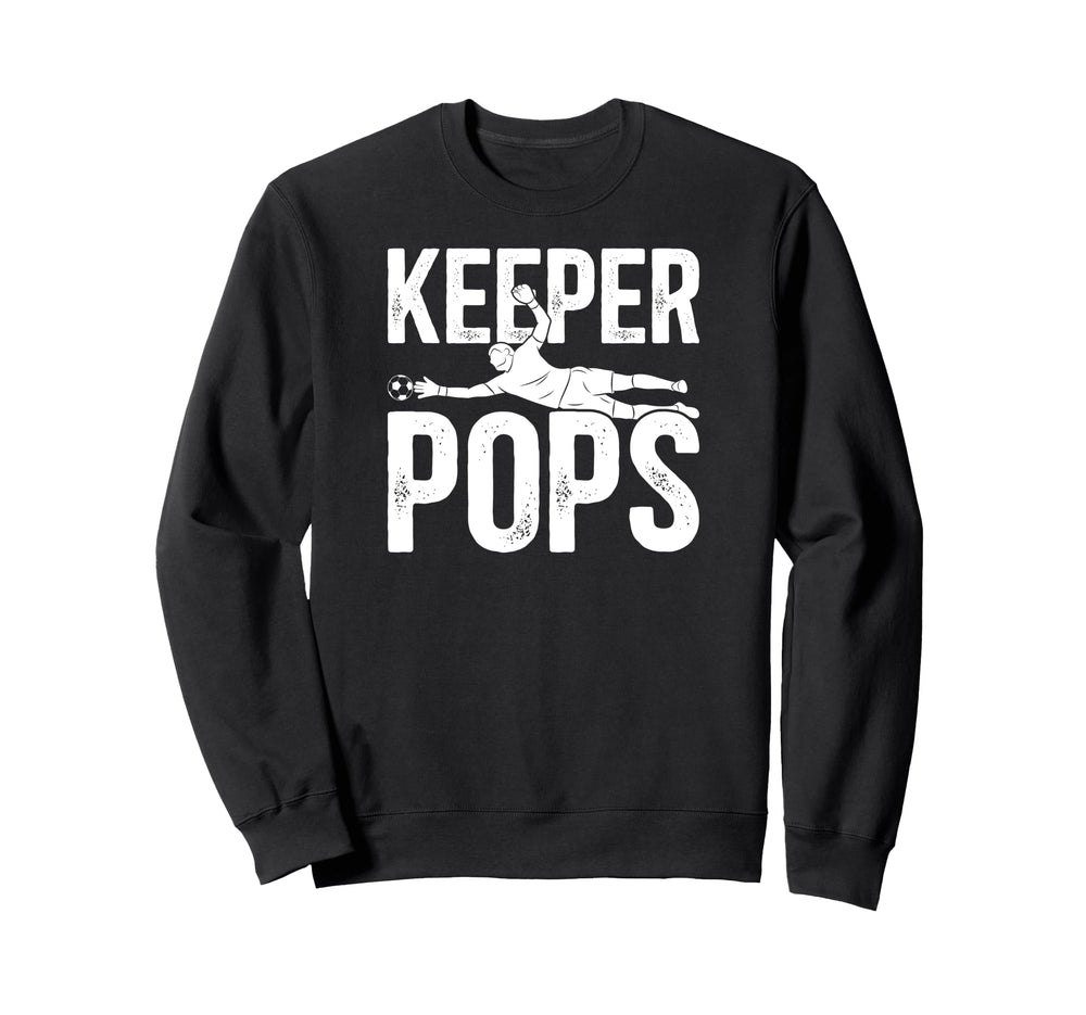 Soccer Keeper Pops Soccer Goalie Sweatshirt - Custom Art Print for Adults