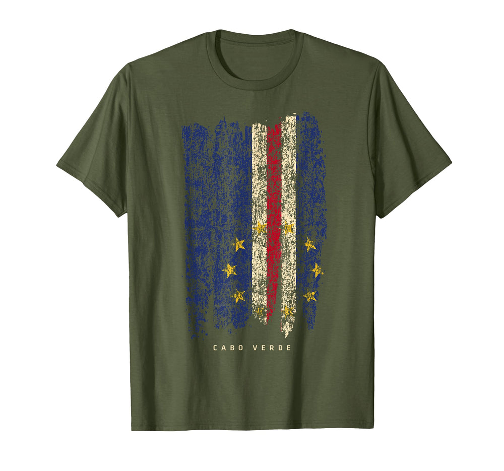 Cape Verde Cabo Verde Flag T-Shirt - Fun Novelty Design Unisex