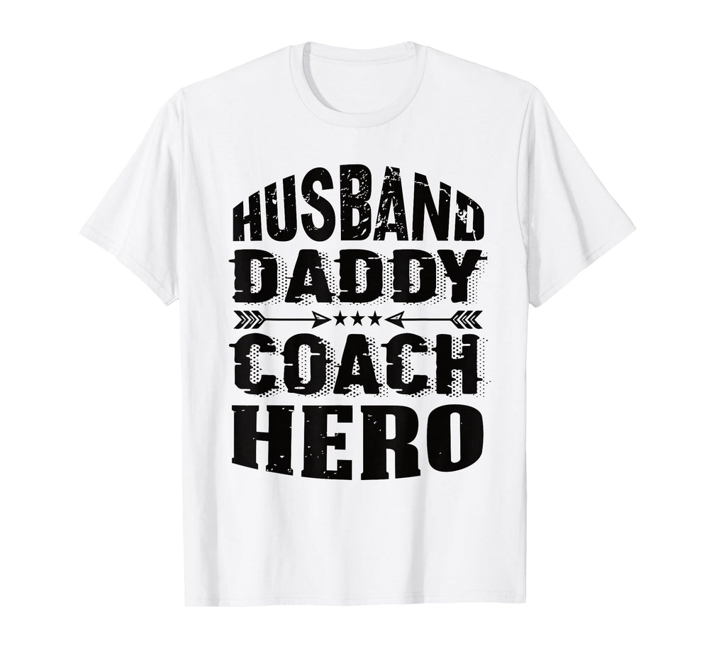 Husband Daddy Coach Hero Trainer T-Shirt - Aesthetic Graphic Men Women
