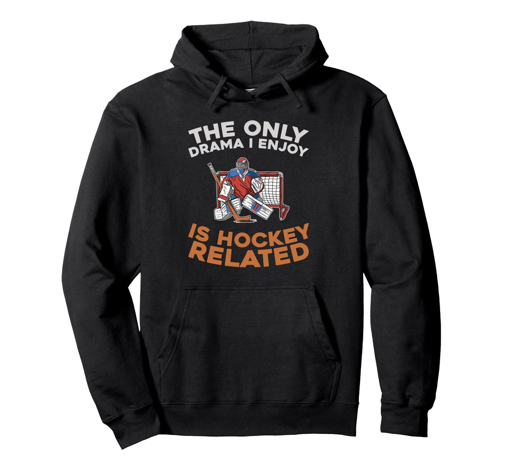 Hockey Goalkeeper Ice Hockey Goalie Hoodie - Minimalist Print Men Women
