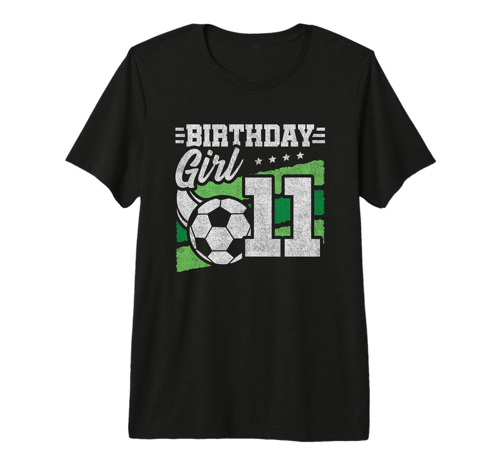 Soccer Birthday Party 11 Year Old T-Shirt - Fun Novelty Design for Adults