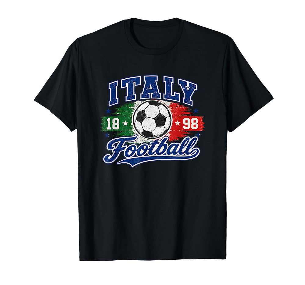 Italy Football Tradition 1898 Soccer T-Shirt - Streetwear Style for Adults